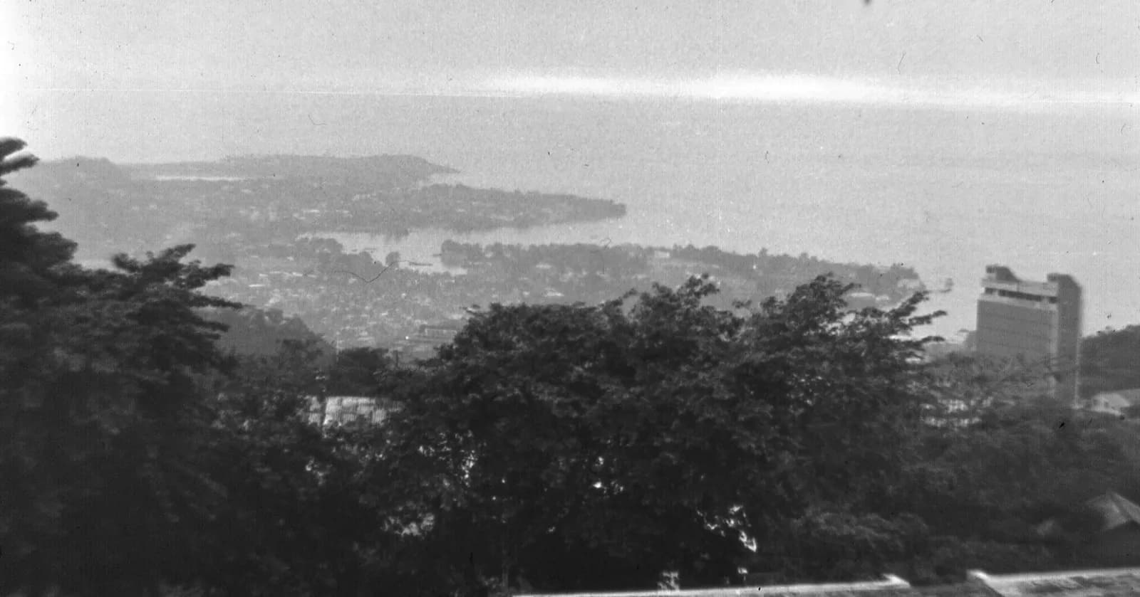 Freetown and the harbour