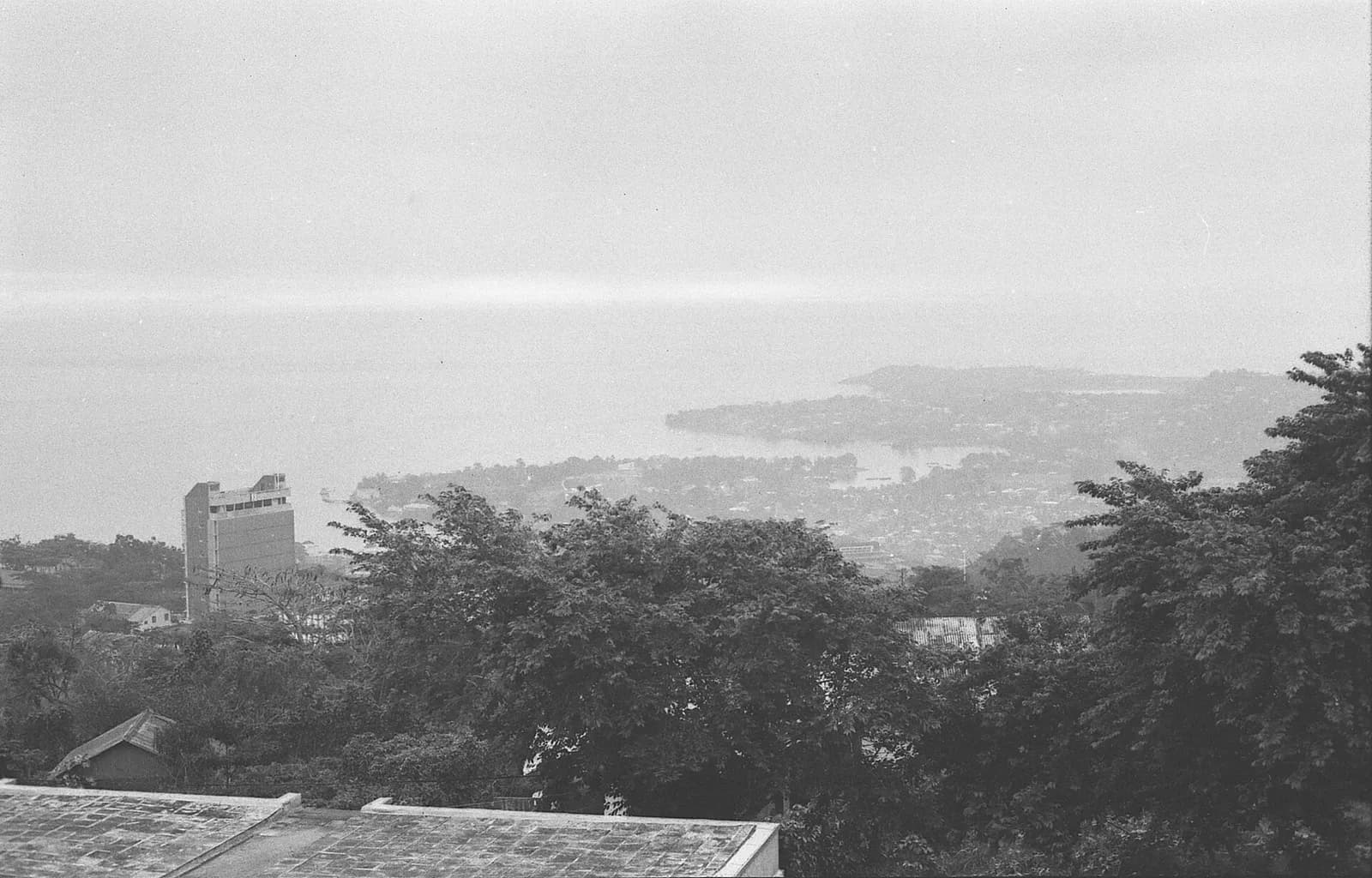 Looking over the city