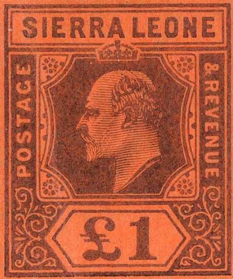 One pound, Edward VII