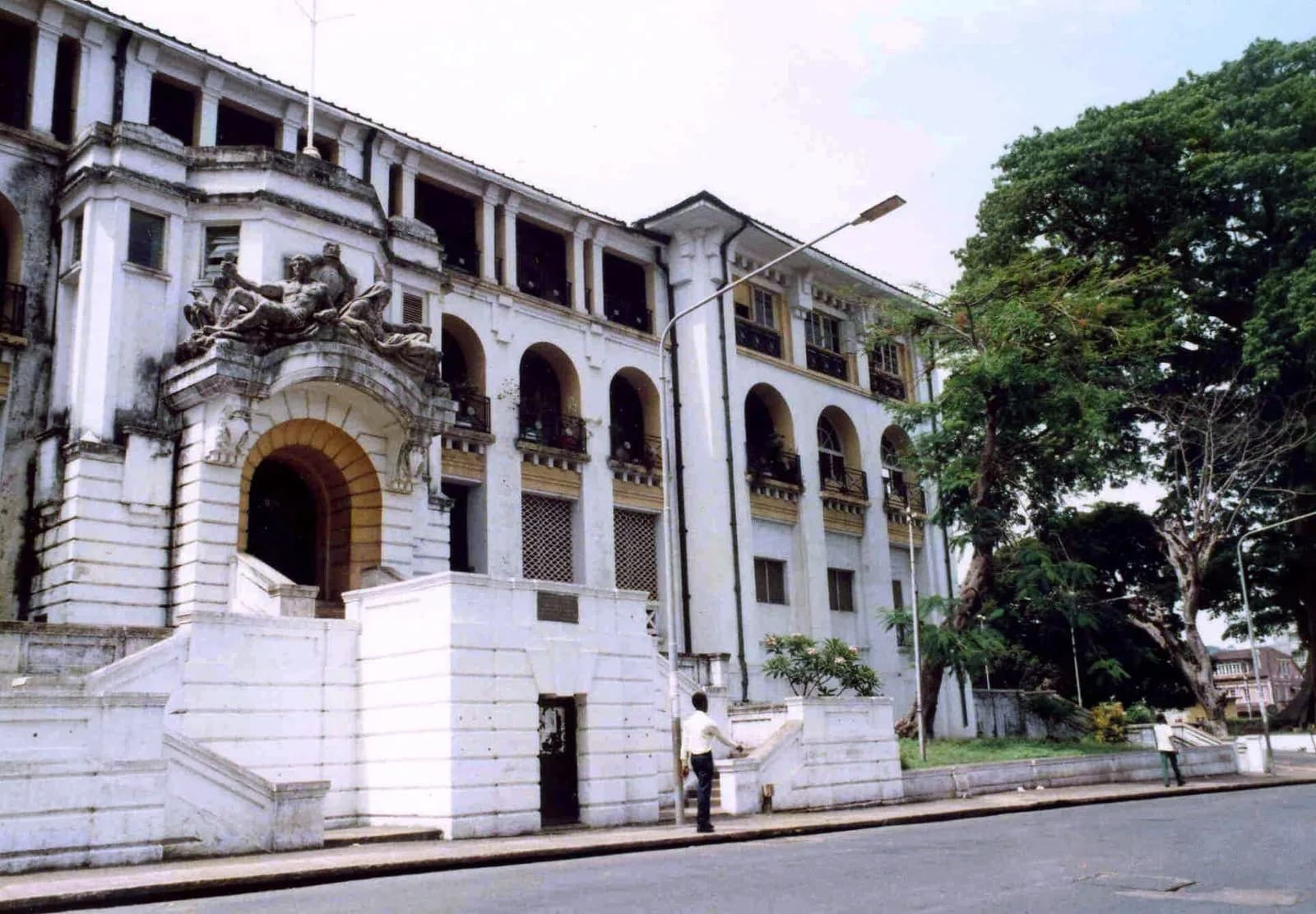The Law Courts and the Cotton Tree