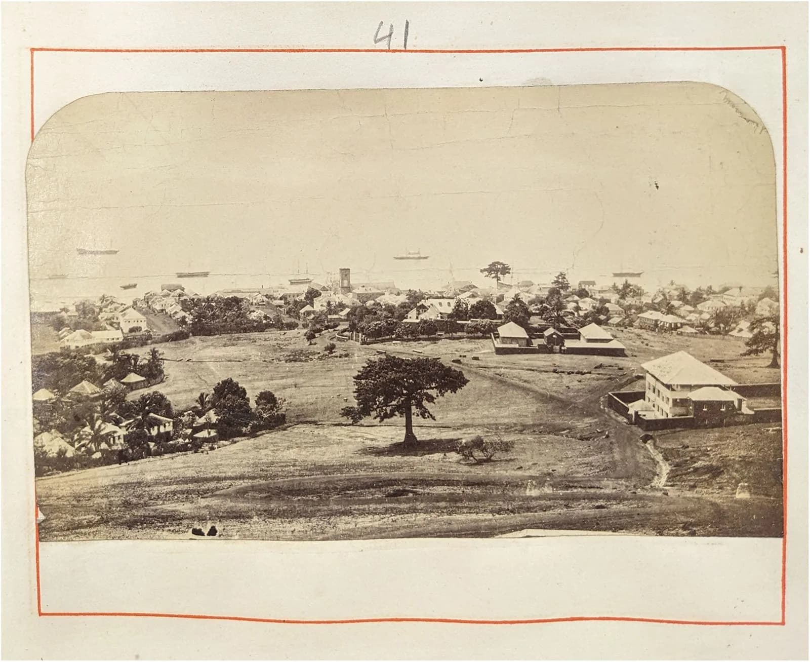 Freetown from the Tower Hill barracks