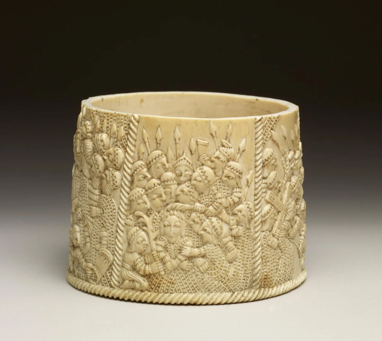 Ivory Pyx with Scenes from the Passion of Christ