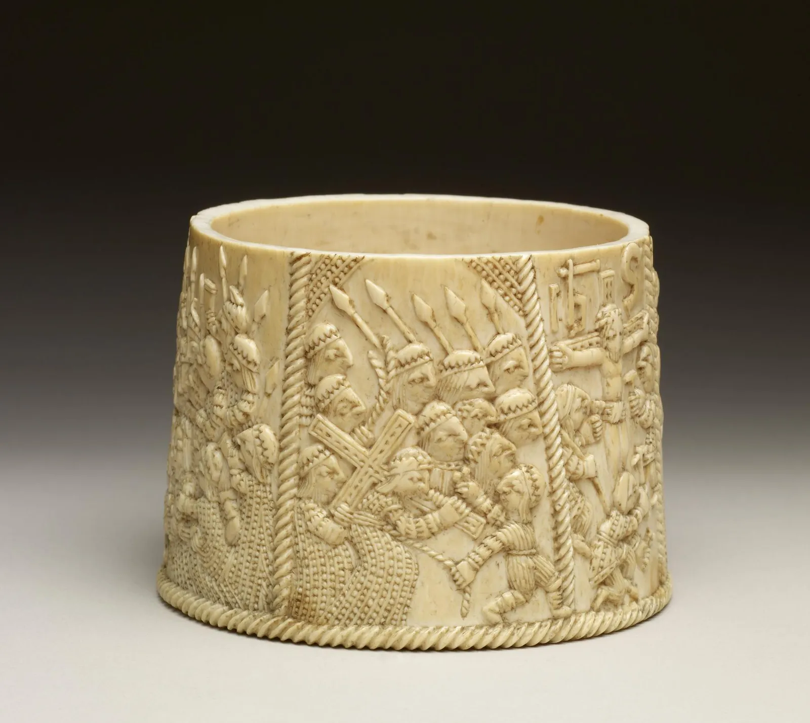 Ivory Pyx with Scenes from the Passion of Christ