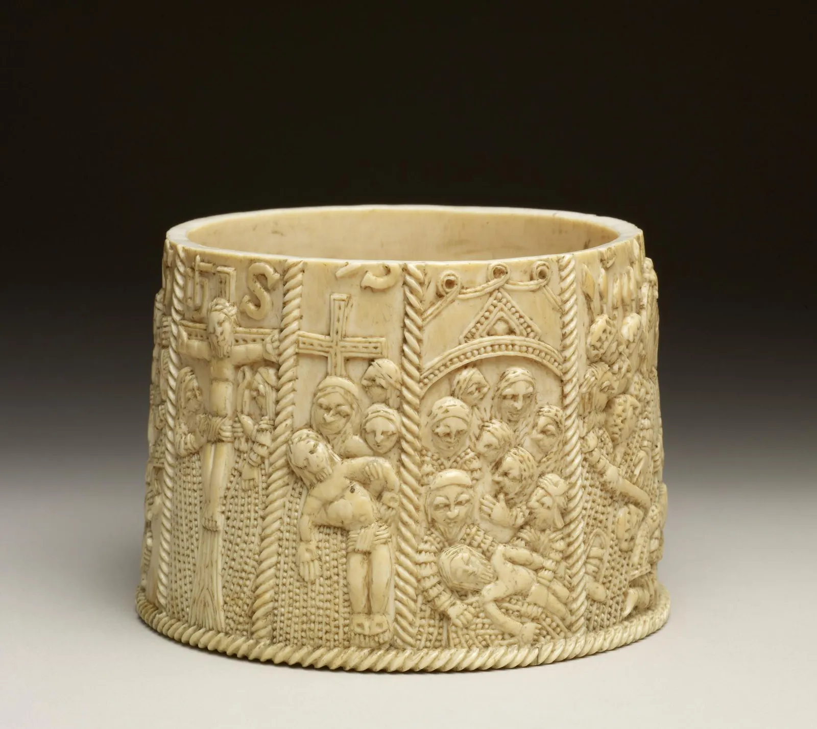 Ivory Pyx with Scenes from the Passion of Christ