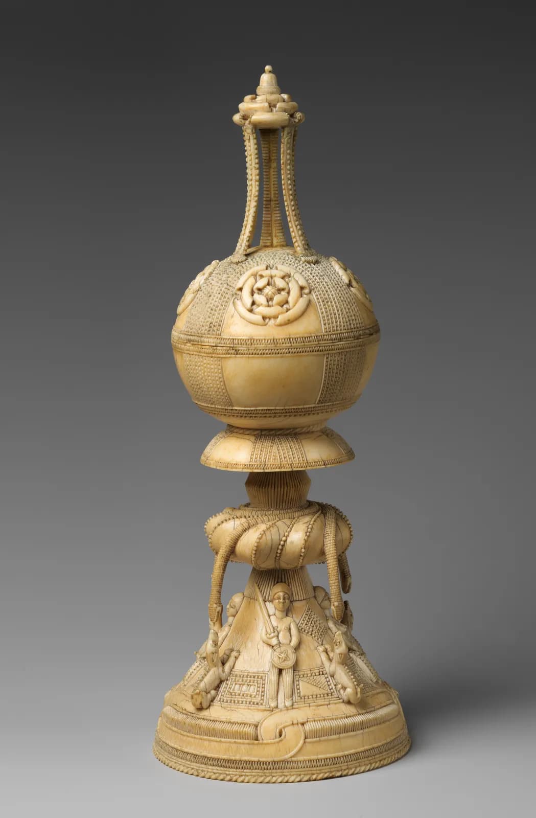 Lidded saltcellar (Temne or Bullom peoples)