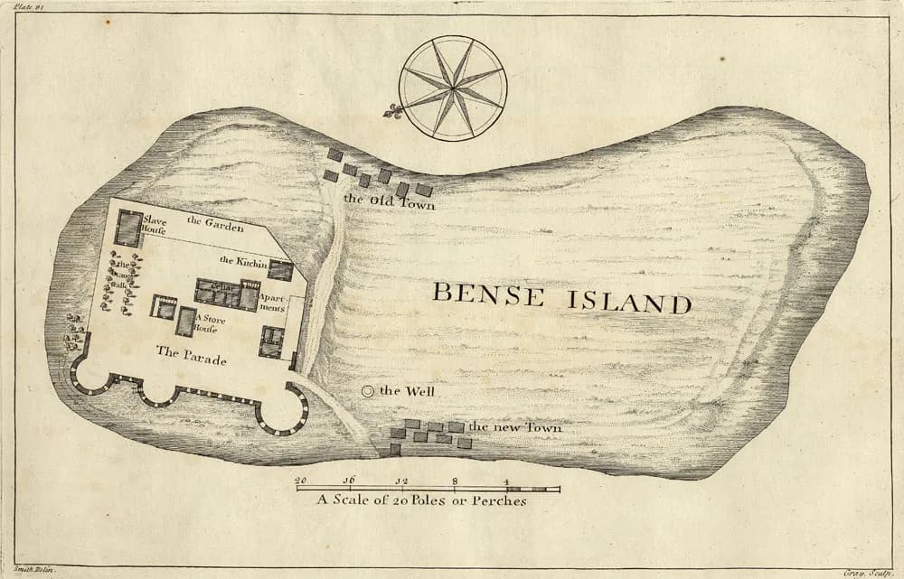 Bunce Island map