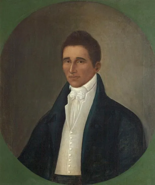 Portrait of a Gentleman, Joshua Johnson paints Coker, 1805