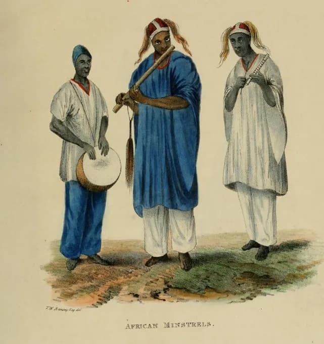 Costumes of West Africa - Ministrels
