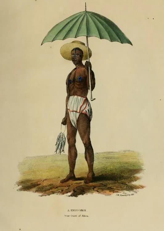 Costumes of West Africa - a Kroo-Man
