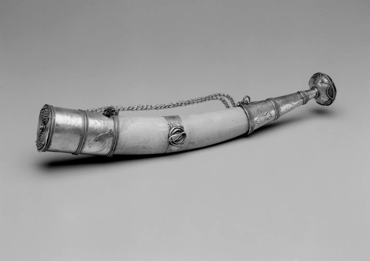 Ivory and Silver Pendant