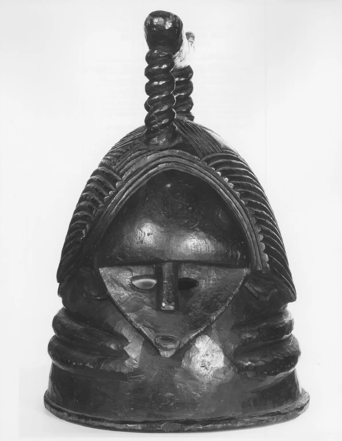 Janus Faced (Ndoli jowei) Mask of the Sande Society