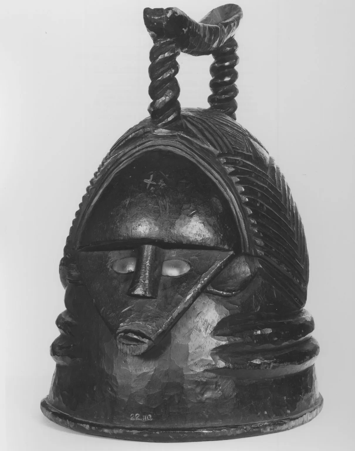 Janus Faced (Ndoli jowei) Mask of the Sande Society