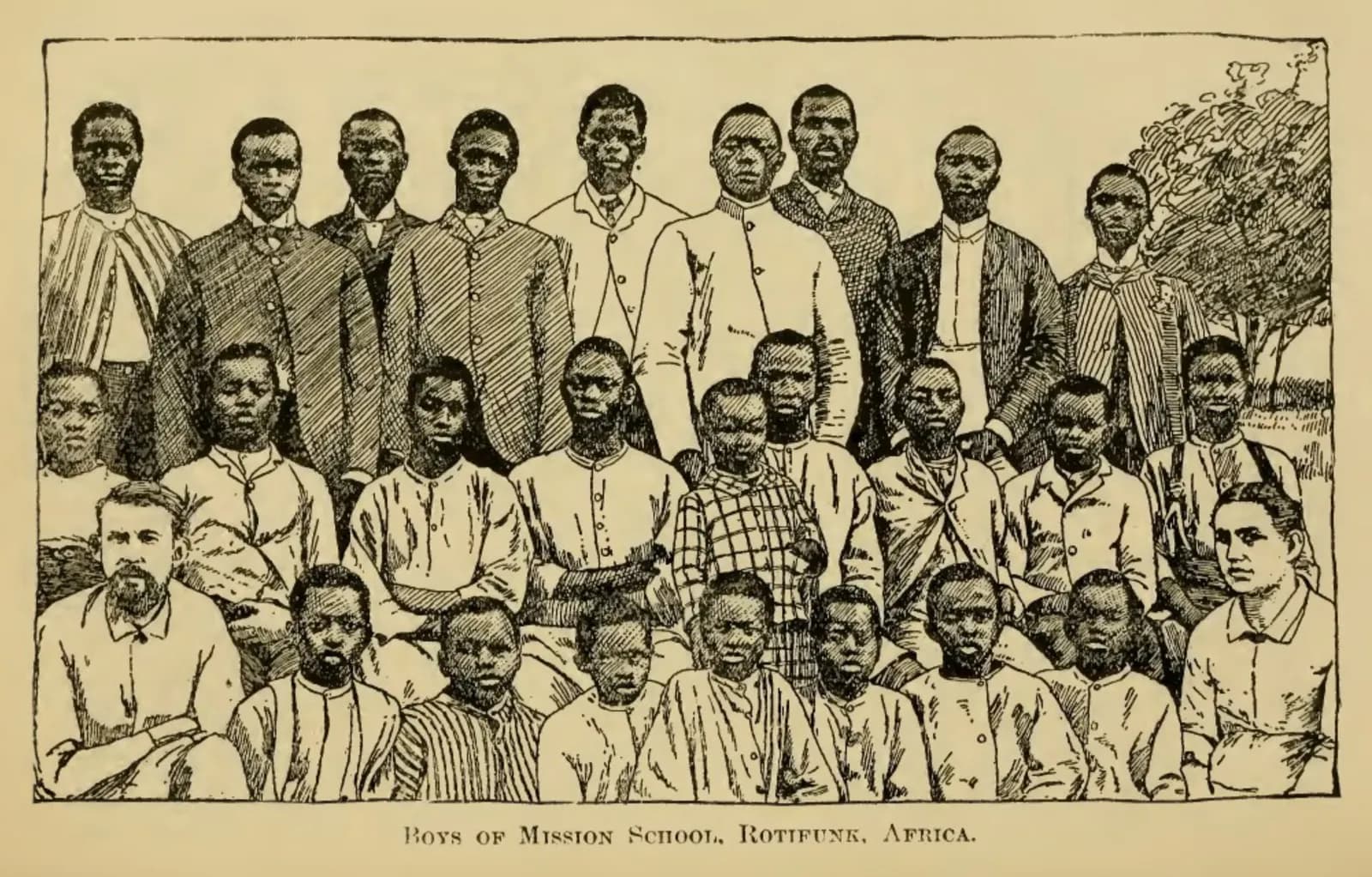 Boys of Mission School. Rotifunk, Sierra Leone.