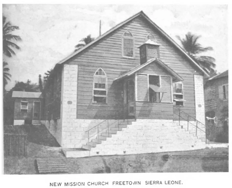 PARKS(1899) Freetown, Sierra Leone. New Mission Church
