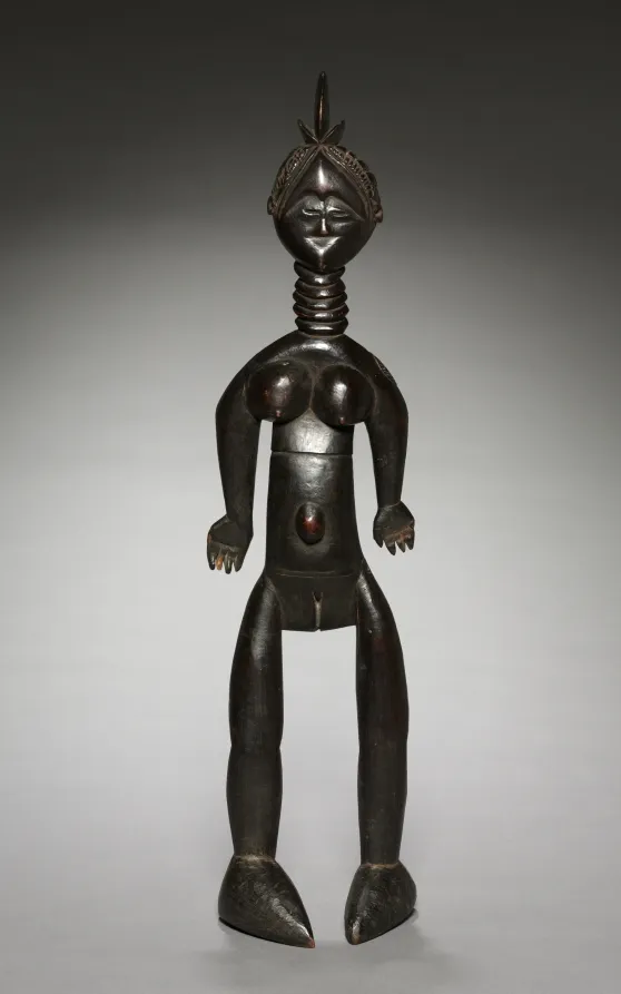 Female Figure (Africa, West Africa, Sierra Leone, Mende or Bullom style, unknown maker)