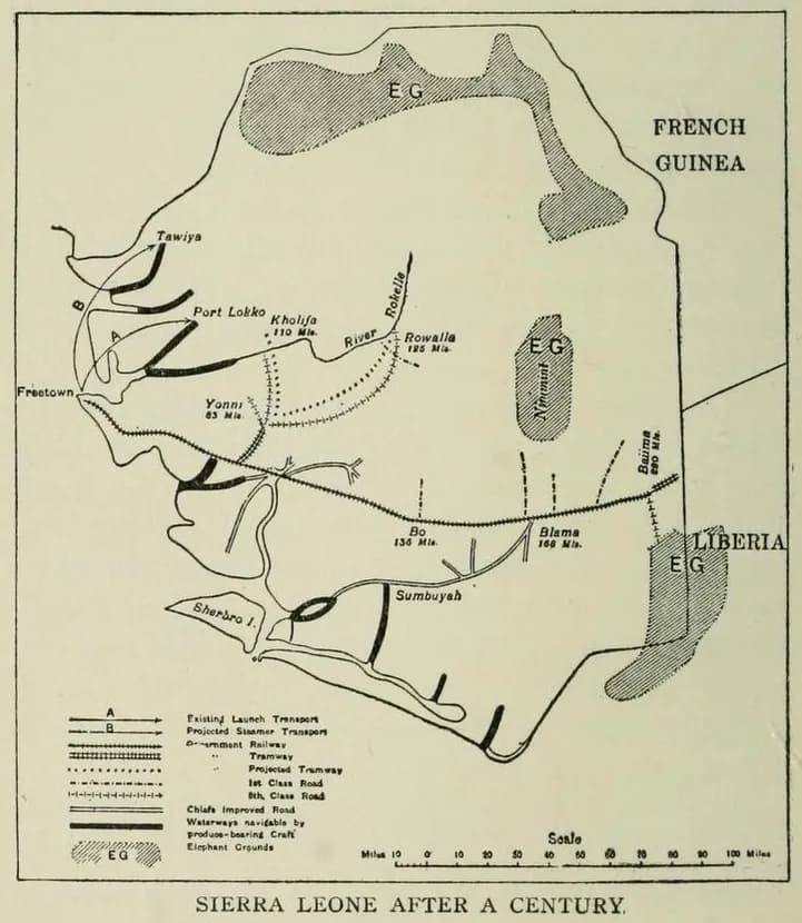 FORBES(1910) 05 Map of Sierra Leone