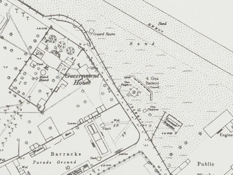 Txu-pclmaps-oclc-8321160-bathurst (cropped six-gun-battery)