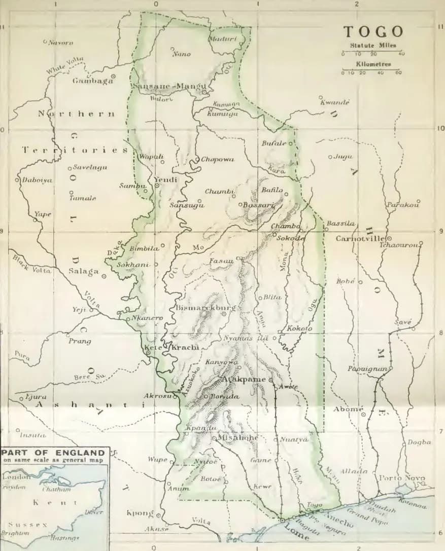 Togoland, 1914